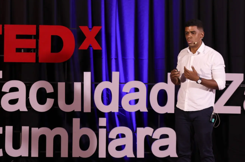Kaio Rodrigues, estudante de Medicina da Faculdade Zarns Itumbiara, durante atividade acad&ecirc;mica
